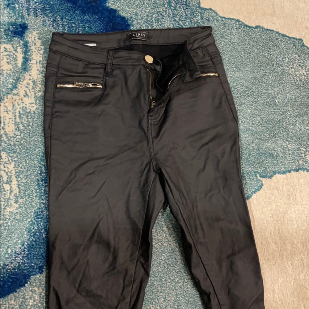 Lipsy coated jeans
